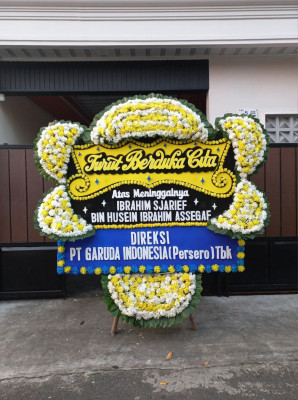 Papan Bunga Duka di Teripe Jaya