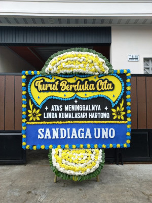 Papan Bunga Duka di Teripe Jaya