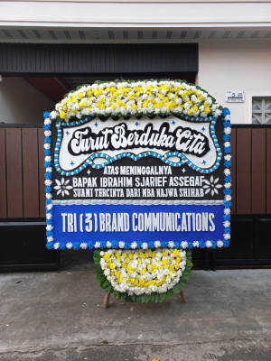 Papan Bunga Duka di Teripe Jaya